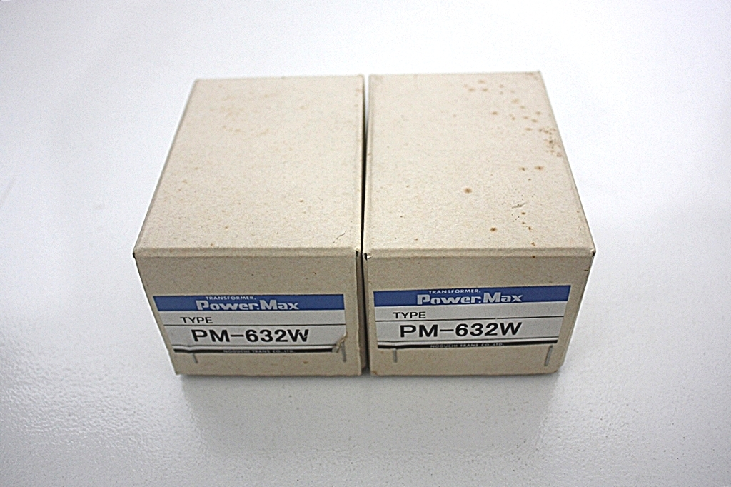 PM-632W PowerMax ノグチ トランス ヒータートランス 6.3V 5V×2A 2台_画像1