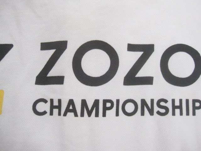 非売品PGA TOURトーナメント ZOZO CHAMPIONSHIPゾゾチャンピオンシップ スタッフ用ポロシャツ アコーディアゴルフ習志野カントリークラブ_画像5