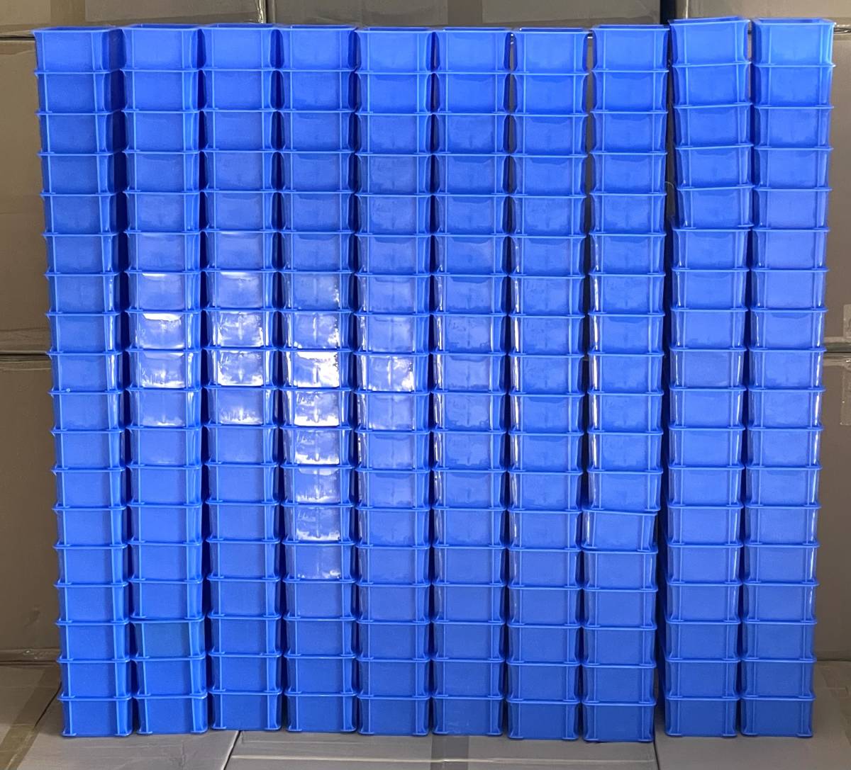 新品訳あり・プラスチックコンテナ180個セット青[140×95×54mm]パーツボックス ツールケース 大量セット BOX パーツケースの画像1