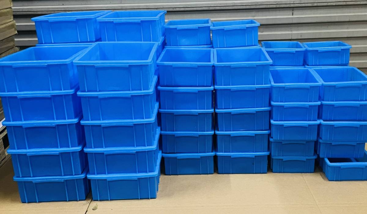 新品訳あり・プラスチックコンテナ大中小72個セット パーツボックス ツールケース 大量セット BOX パーツケースの画像1