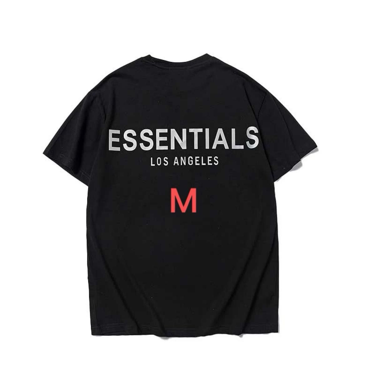 FOG Essentials Tシャツ　エッセンシャルズ 半袖 後ろ大きいLOGO 薄手 男女兼用  M