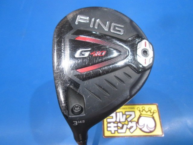GK鈴鹿☆ 中古194 PING ピン★G410★PING TOUR 2.0 BLACK 65(JP)★S★3W★14.5度★左用★おすすめ★