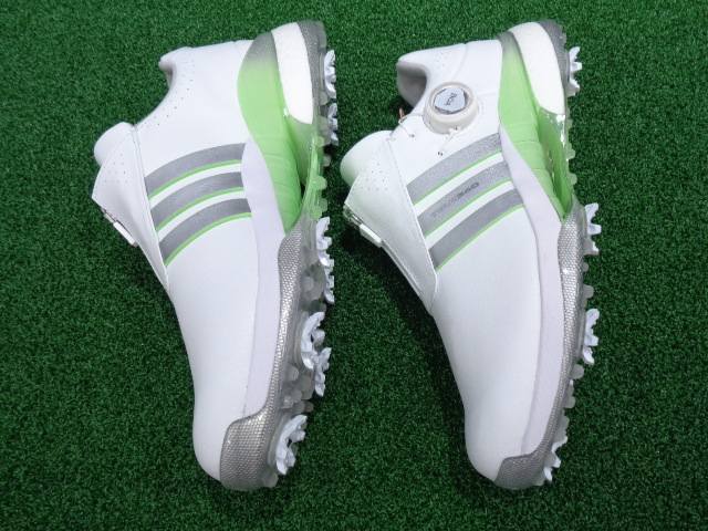 GK. три .# новый товар 478 [ женский ] Adidas * Tour 360 24 BOA*24.5cm*IF0264* белый * soft шиповки обувь *. сделка 