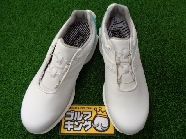 GK栄三越■ 新品657 【値下げ】【現品限り】フットジョイ◆FJ◆98127J WH◆グリーン◆23.5cm◆レディース◆ボア◆おしゃれ◆