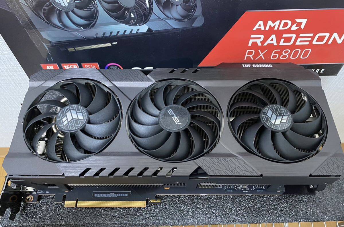 ASUSTek AMD Radeon RX 6800 搭載 トリプルファンモデル 16G TUF-RX6800-O16G-GAMING_画像3