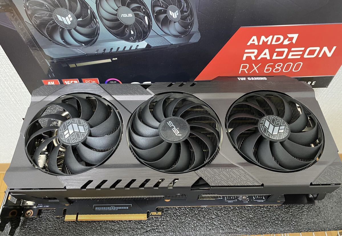 ASUSTek AMD Radeon RX 6800 搭載 トリプルファンモデル 16G TUF-RX6800-O16G-GAMING_画像10
