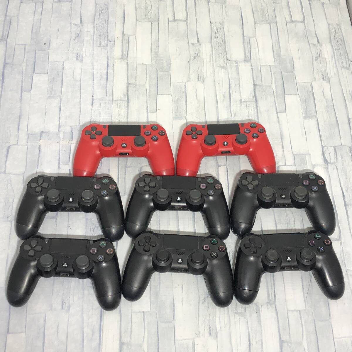 【ジャンク品】PS4 純正コントローラ―まとめて8個セット DUAL SHOCK4 CUH-ZCT2J/CUH-ZCT1J 純正品 まとめ売り【即決】_画像1