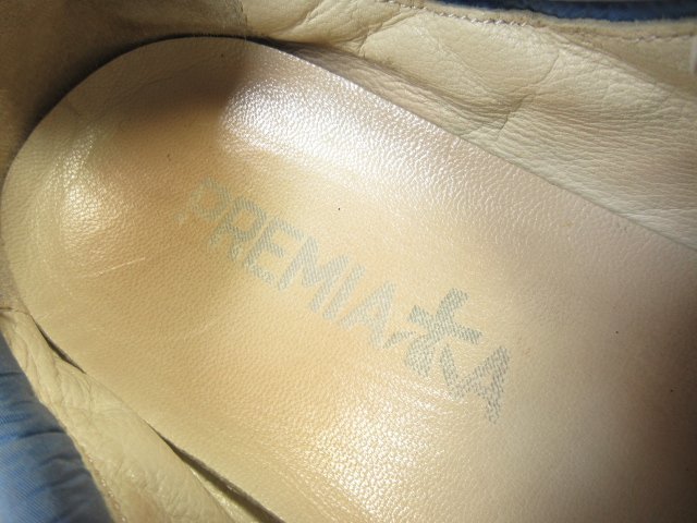 【PREMIATA プレミアータ】 VER.602 スエードレザー×ナイロン スニーカー シューズ 靴 (メンズ) size42 グレー×グリーン ■30MZA4808■_画像7