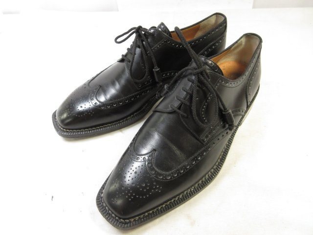 HH очень красивый товар [ стерео fanobiSTEFANOBI] wing chip платье обувь джентльмен обувь ( мужской ) size6.5F черный #15MZA4833#
