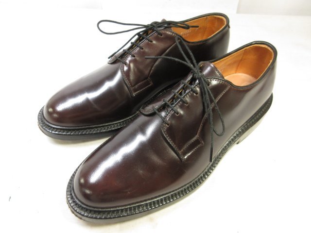 超美品 【Allen Edmonds アレンエドモンズ】 LEEDS コードバン ドレスシューズ 紳士靴 (メンズ) size8D ブラウン系 ■15HT2496■