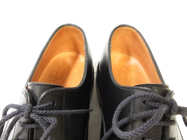 極美品 【JMウエストン J.M.WESTON】 旧ロゴ 598 ロジェ スプリットトゥダービー シューズ 靴 (メンズ) size7D ブラック ■15HT2497■の画像4