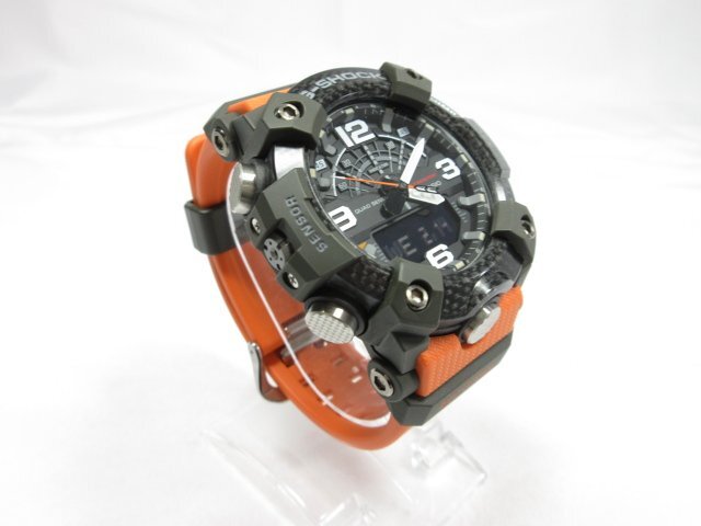 超美品 【Gショック G-SHOCK カシオ CASIO】 GG-B100-1A9JF マッドマスター MUDMASTER 腕時計 ウォッチ (メンズ) オレンジ ■3CC1015■_画像2