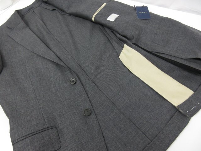 HH не использовался [ Edifice × Sato Tailor ]kano Nico ткань super110\'s шерсть 3 кнопка уровень возврат . костюм ( мужской ) 44 серый серия текстильный узор #28RMS8259