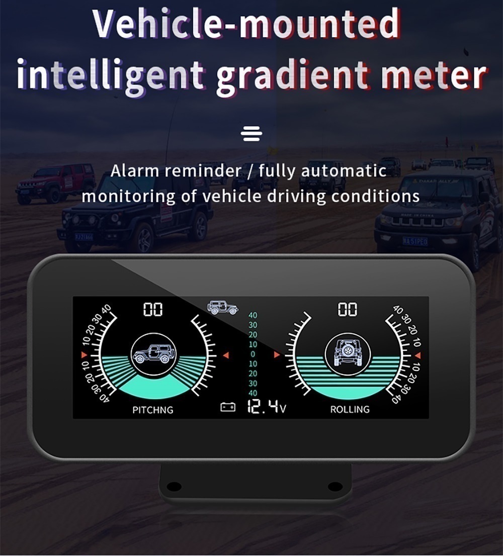 厳選特価 社外 ユニバーサル カスタム インテリジェント 傾斜計 M50 セット オフロード 4x4 デジタルディスプレイ GPS 12/24V B321 E556_画像1
