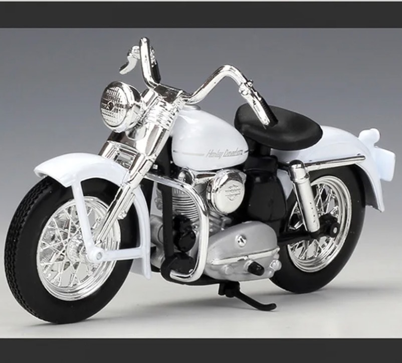  price adjustment final product * bike minicar alloy 1/18 Harley Davidson 1952 K model * miniature motorcycle white Harley G059