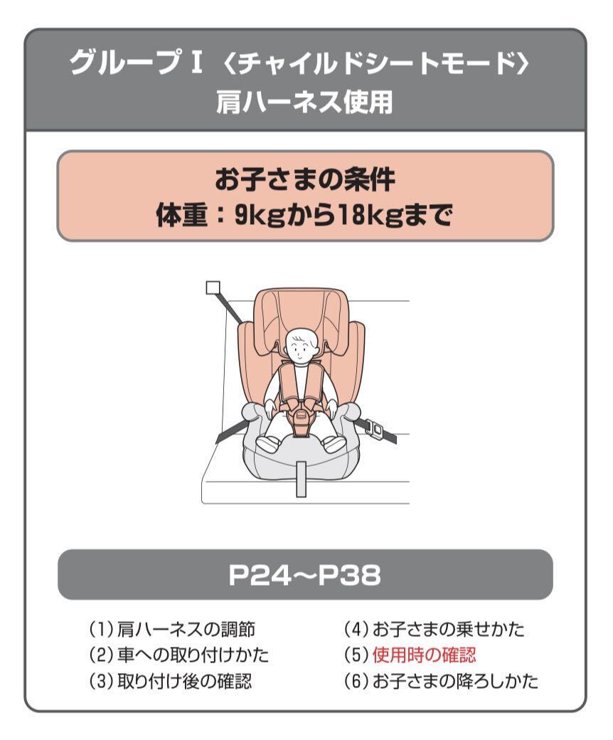 アップリカ　エアグルーヴ　チャイルドシート　ジュニアシートプラス　1歳ー11歳　Air Groove plus_画像8