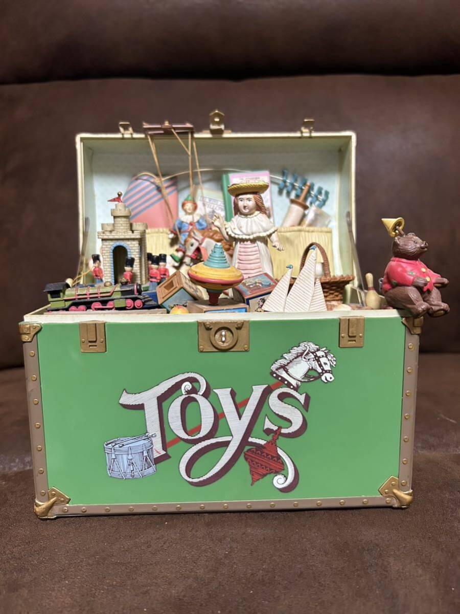 ENESCO エネスコ オルゴール TOY SYMPHONY おもちゃ箱 動く 人形 レトロ ビンテージ アンティーク_画像1
