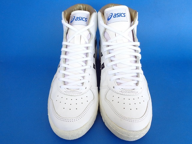 13574■新品 デッド ASICS JAPAN L FABRE TBF707 アシックス ジャパン ファブレ 白 紺 26.5 日本製 バッシュの画像3