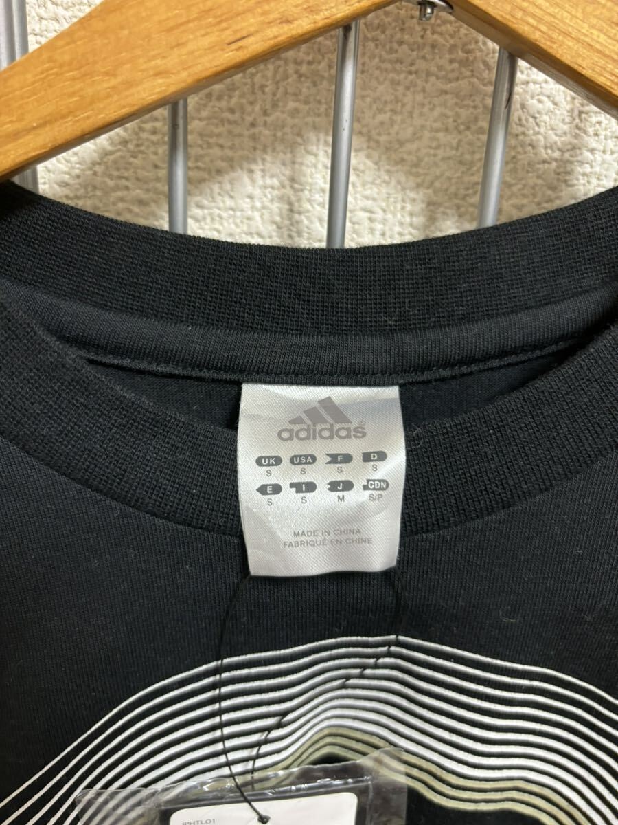 新品（タグ付き）［adidas］アディダス　半袖Tシャツ ブラック　M Y2692_画像3