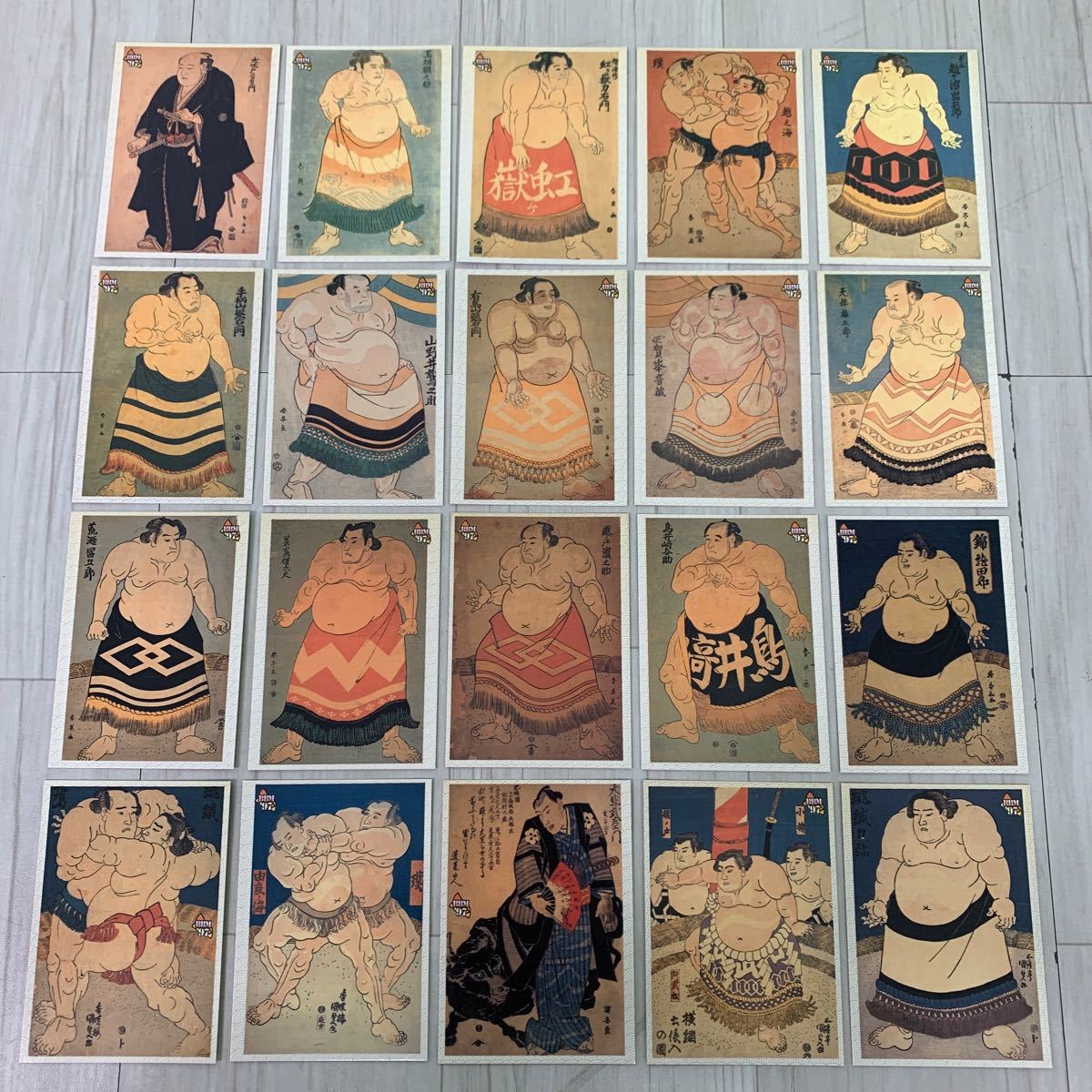 BBM 1997 相撲錦絵カード 154種　ベースボールマガジン社_画像3