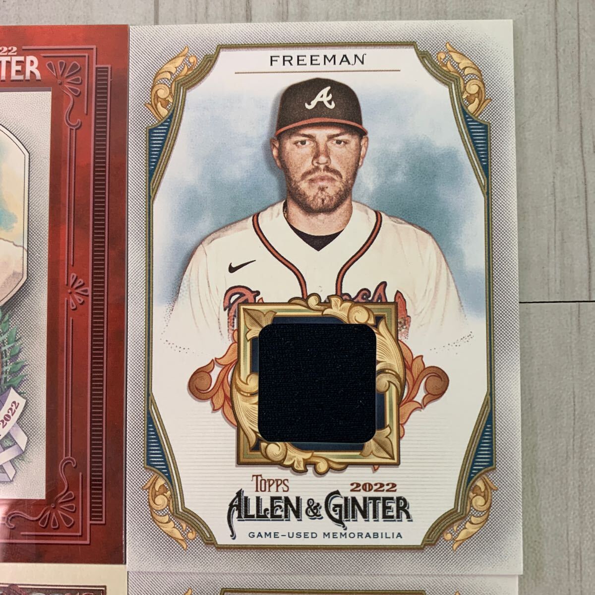 Topps ジャージカード バットカード アクーニャ Jr. Ronald Acuna Jr. フレディ・フリーマン Freddie Freeman など 4点 / メジャーリーグの画像3