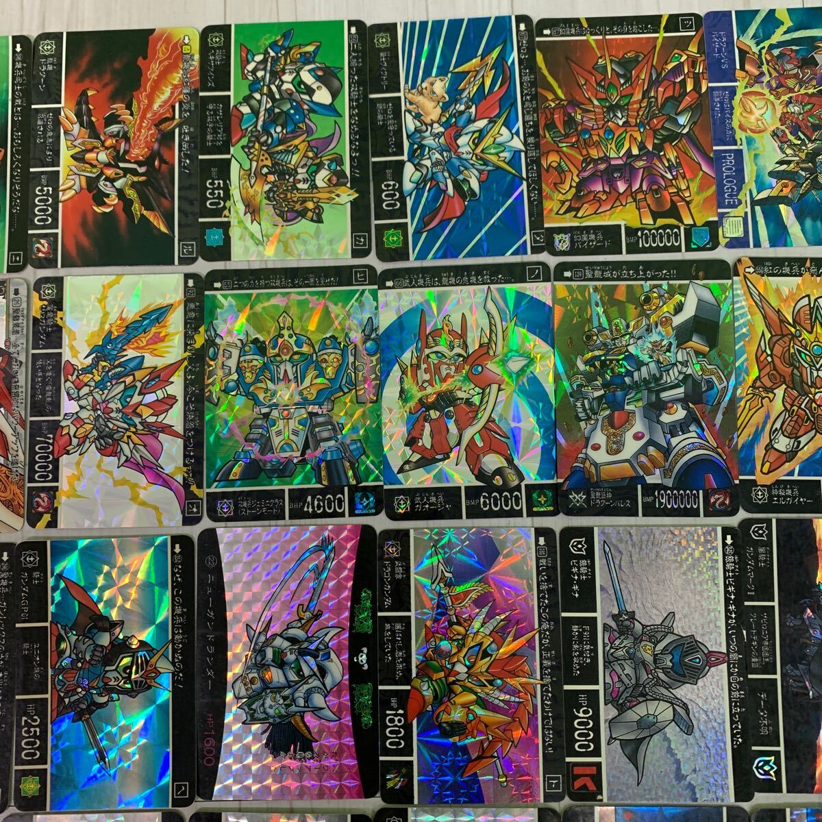 SDガンダム カードダス キラカード 約75枚 まとめ売りの画像3