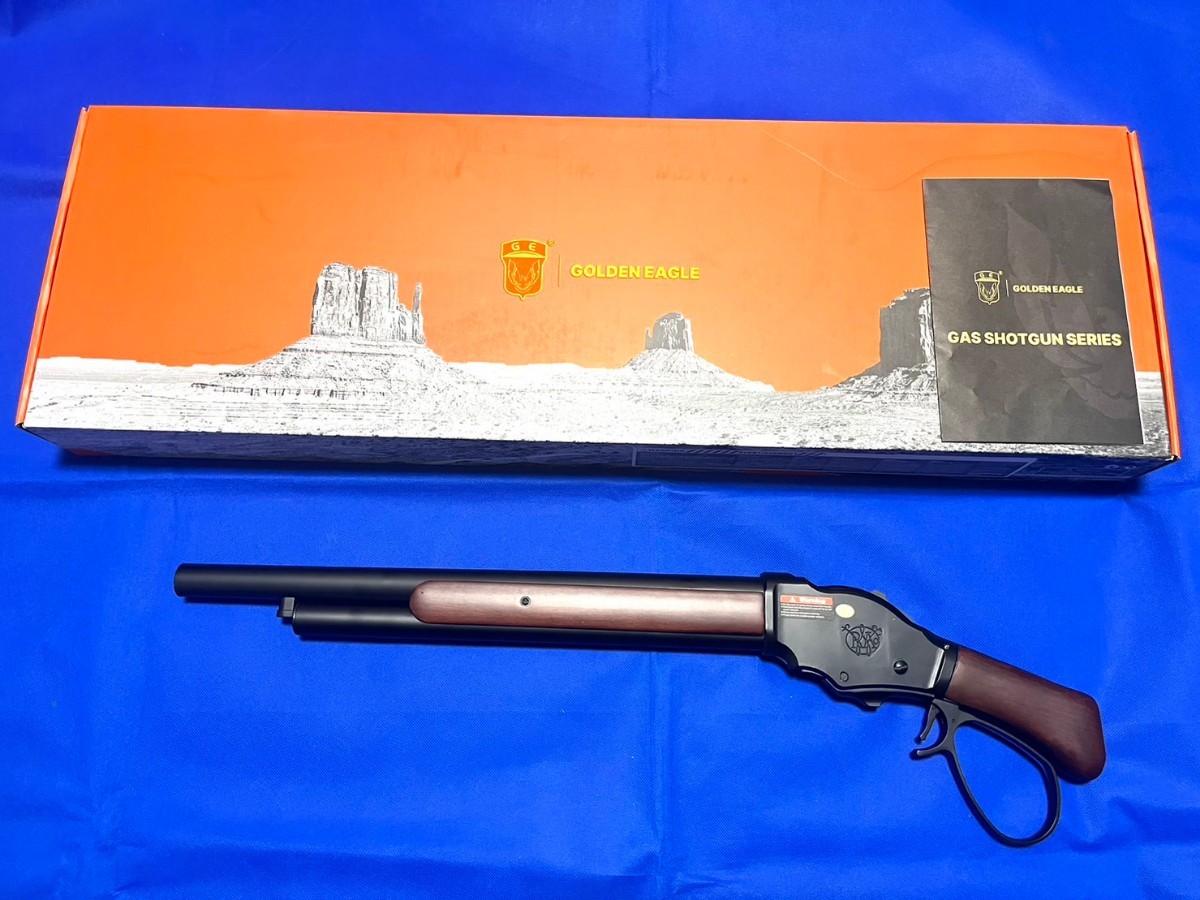 Golden Eagle M1887 Gas Shell Ejecting RWL Shotgunウィンチェスター ショットガン ガスガンの画像1
