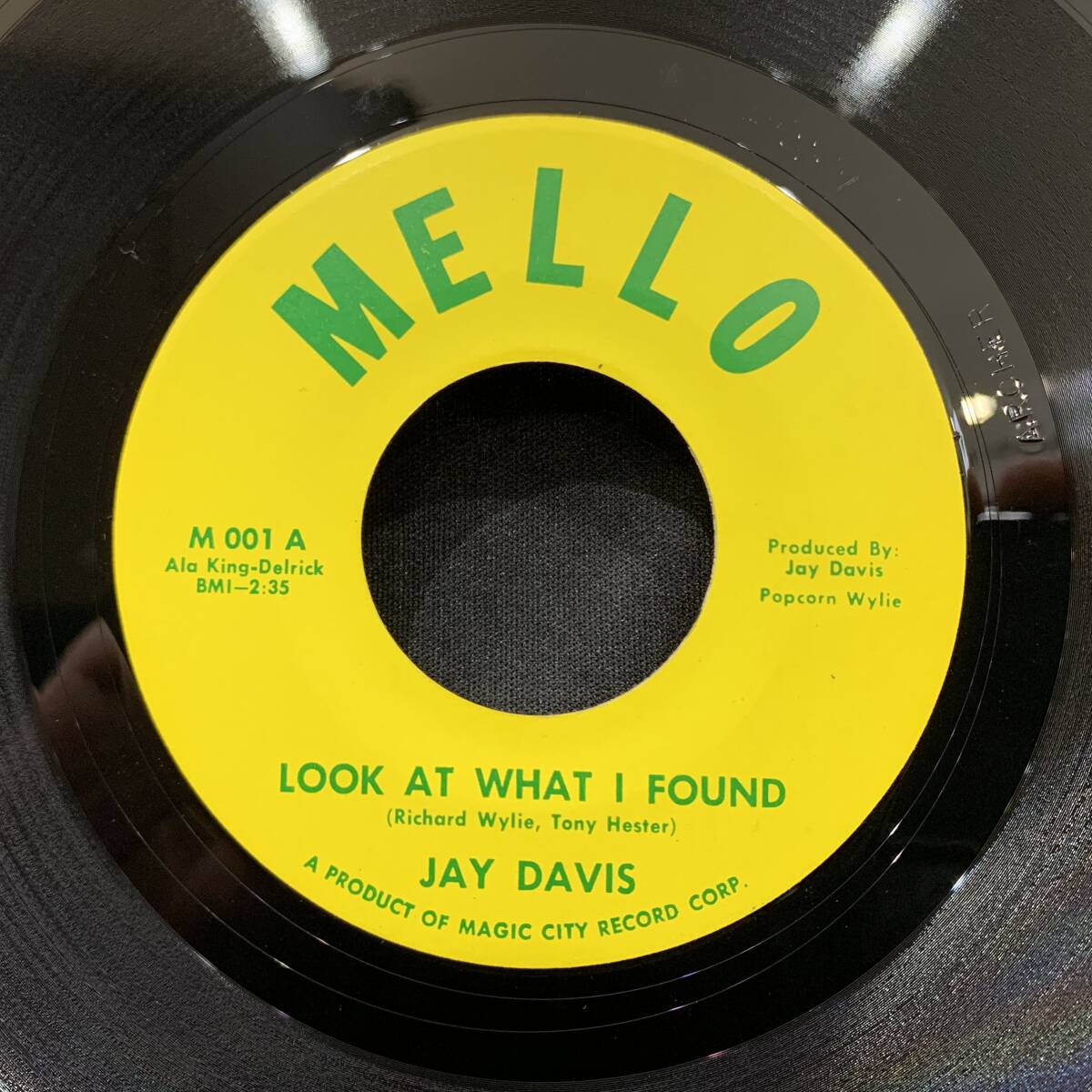 【EP】Jay Davis - Look At What I Found / What Words Do I Use US盤 Mello M 001_画像1