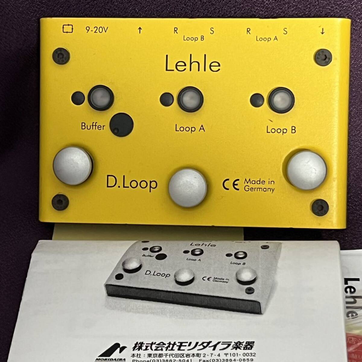 送料無料 Lehle D.Loop SGos ドイツ製 プログラマブル トゥルーバイパス スイッチャー バッファー ブースト機能内蔵