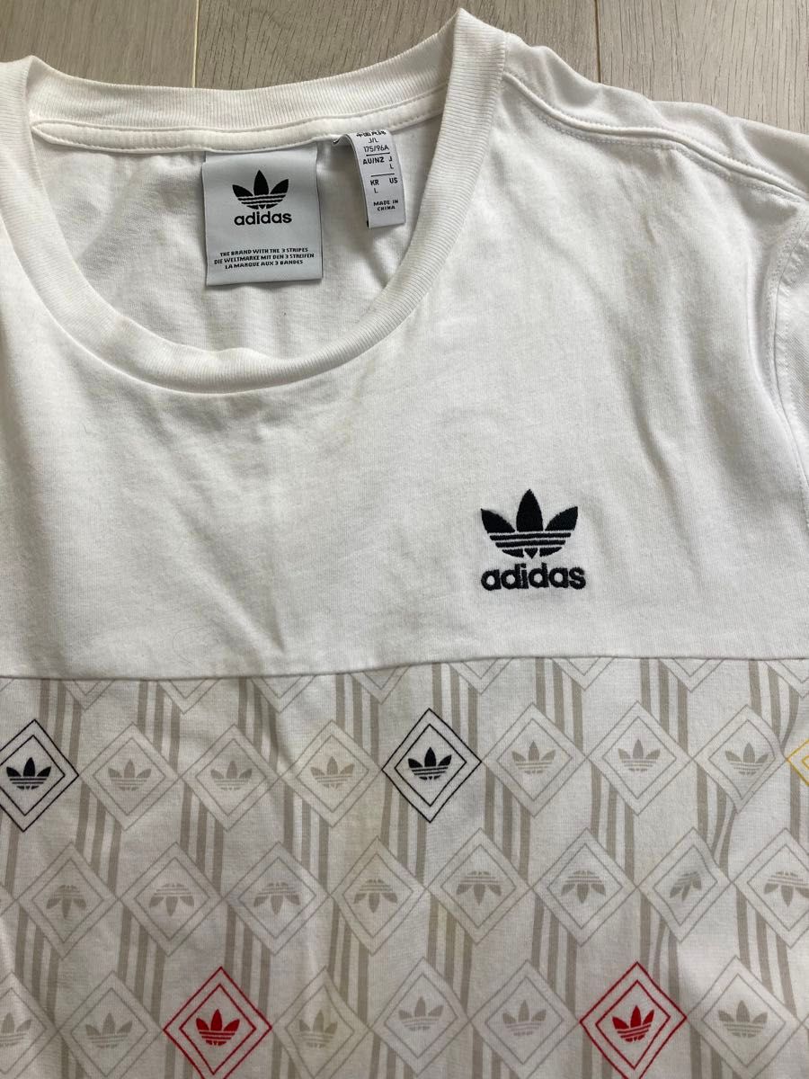 adidas Originals 半袖Tシャツ　アディダスオリジナルス　L 白