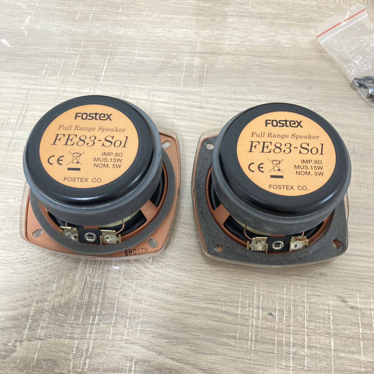 * unused goods * FOSTEX FE83-Sol (8Ω) pair completion of production limited goods ②