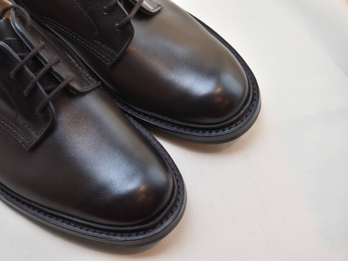 SALE!! トリッカーズ Tricker's　4EYES　プレーンダービー　ダイナイトソール　WOODSTOCK ESPRESSO　5636 UK8 26.5cm 未使用品　イギリス製_画像7