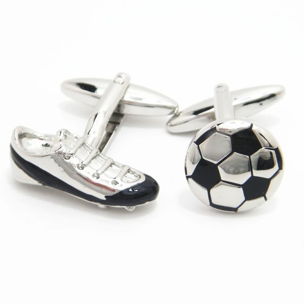  cuffs cuffs button spike & ball. soccer men's present cuffs mania 