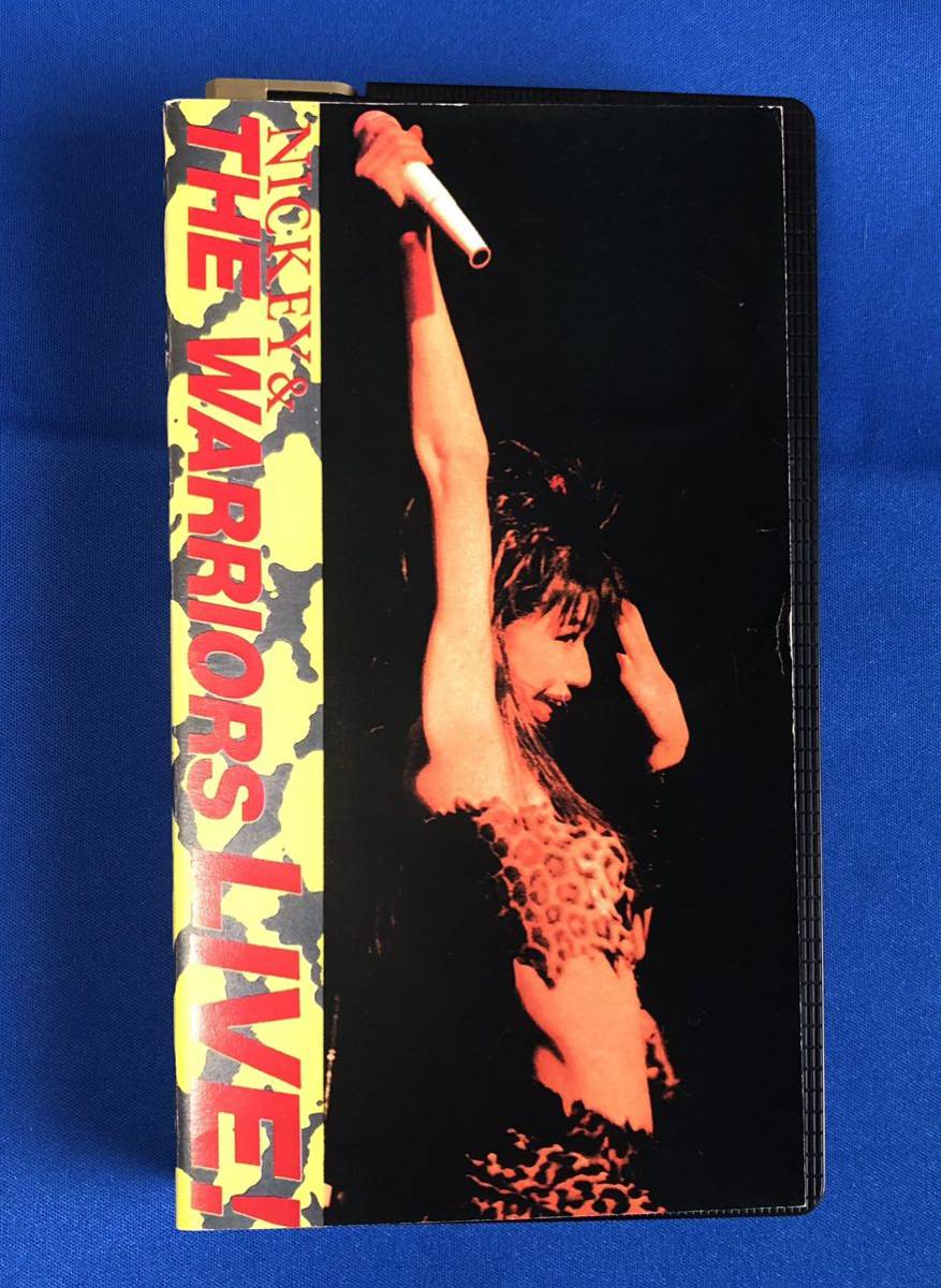 入手困難！ NICKEY & THE WARRIORS『 LIVE！1987 』ニッキー＆ザ・ウォーリアーズ VHS 未DVD化の画像1