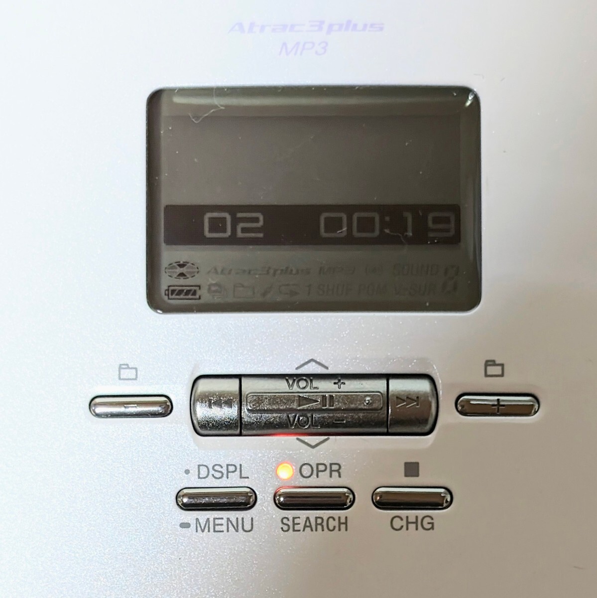 1円 本体美品 当時物 SONY D-NE920 CD WALKMAN ソニー CDウォークマン D-NE920 ポータブルCDプレーヤー ホワイト ATRAC3plus MP3 動作品の画像4