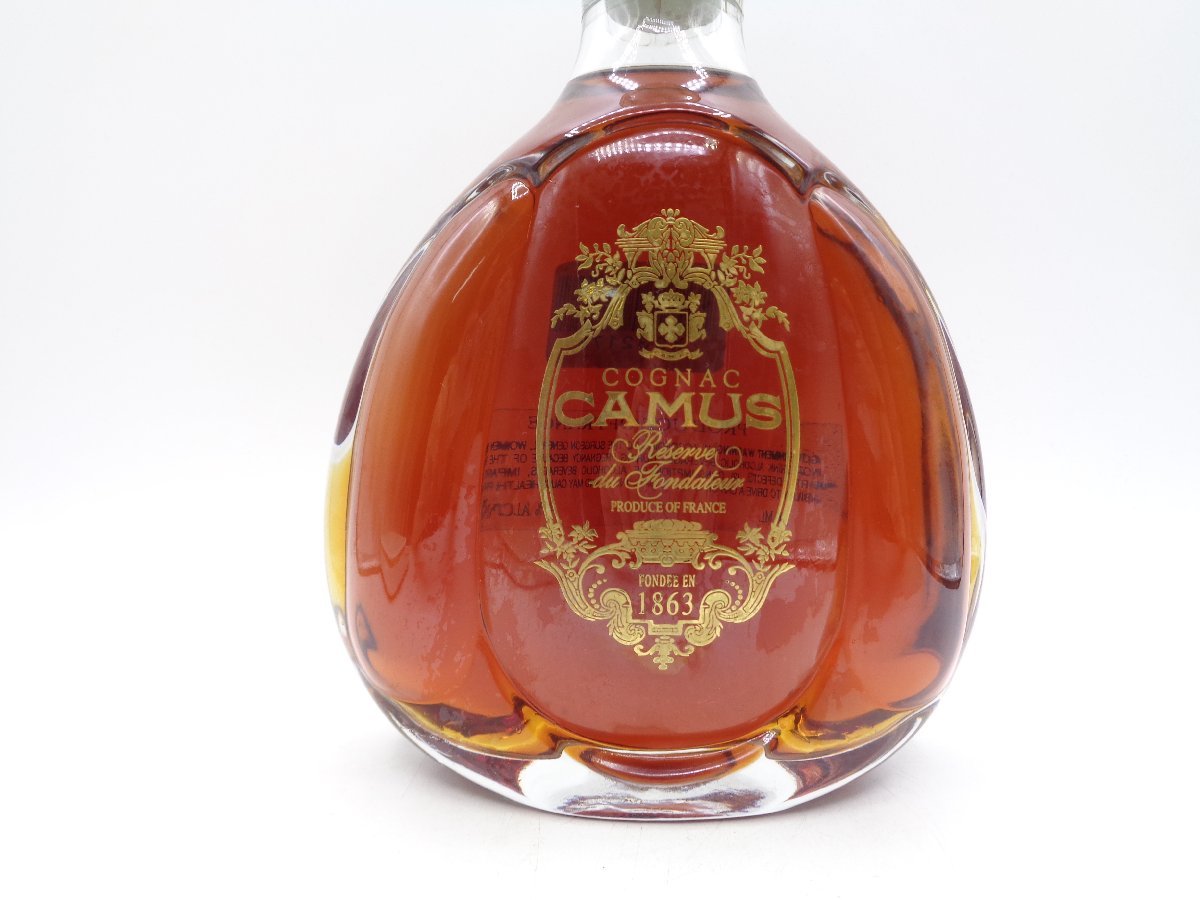 CAMUS RESERVE DU FONDATEUR カミュ リザーブ ド フォンダール コニャック ブランデー 700ml 未開栓 古酒 X232175の画像5