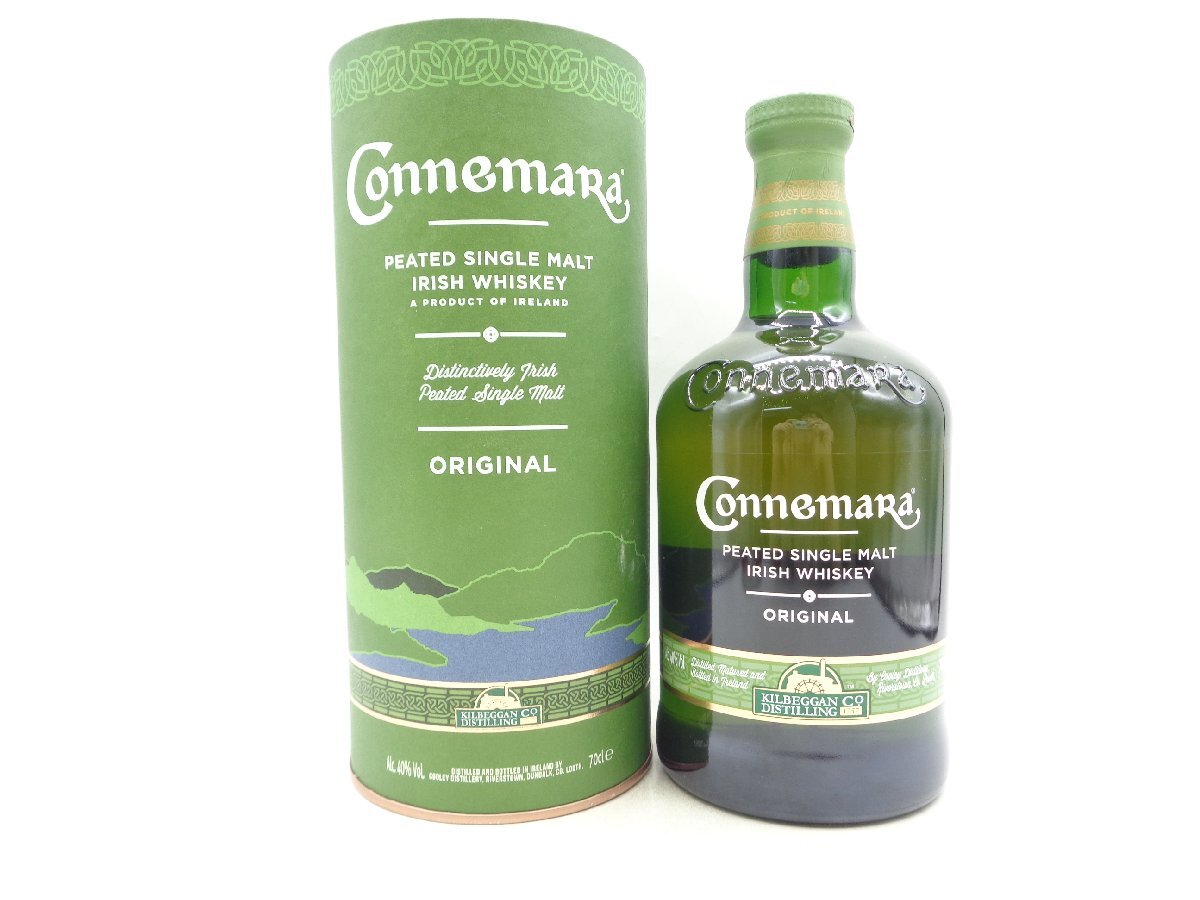 Connemara PEATED ORIGINAL カネマラ ピーテッド シングル モルト アイリッシュ ウイスキー 700ml 40% 箱入 Q011773_画像1