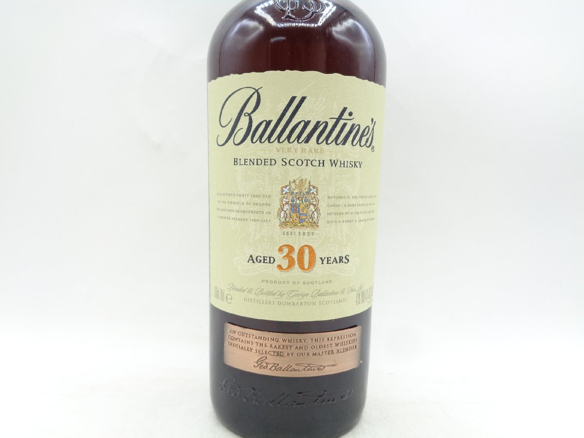 BALLANTINE'S 30年 VERY RARE バランタイン ベリー レア ブレンデッド スコッチ ウイスキー 700ml 40% 化粧箱 未開封 古酒 C110074_画像6