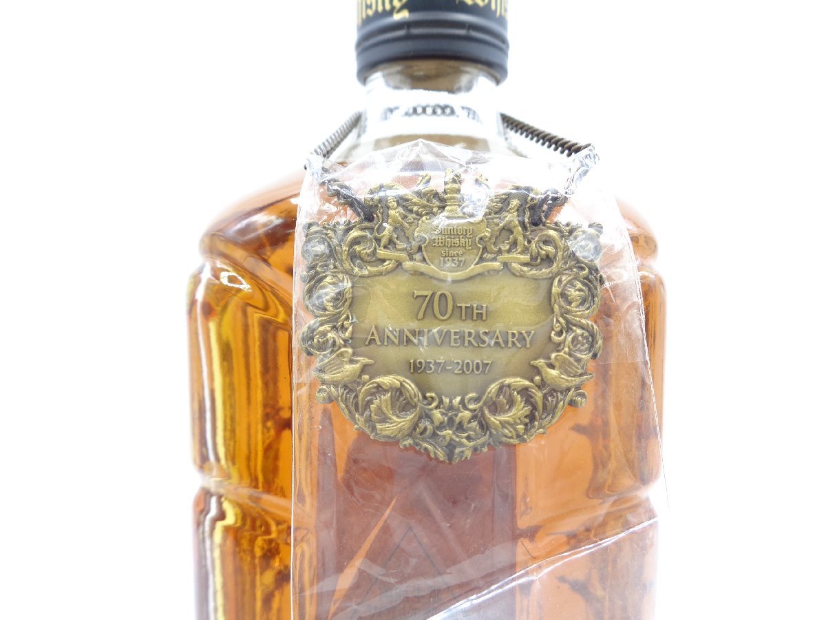 SUNTORY WHISKY サントリー ウイスキー 角瓶 1937-2007 70周年記念 720ml 43% 未開封 古酒 X262692_画像6