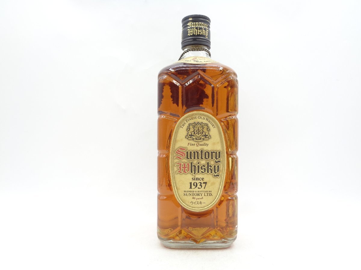 SUNTORY WHISKY サントリー ウイスキー 角瓶 1937-2007 70周年記念 720ml 43% 未開封 古酒 X262692_画像1