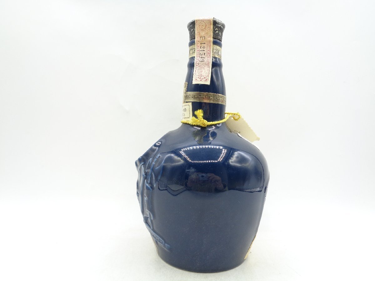 ROYAL SALUTE 21年 ロイヤルサルート 21年 スコッチ ウイスキー ブルー 青 陶器ボトル 未開封 700ml 古酒 X262553_画像2