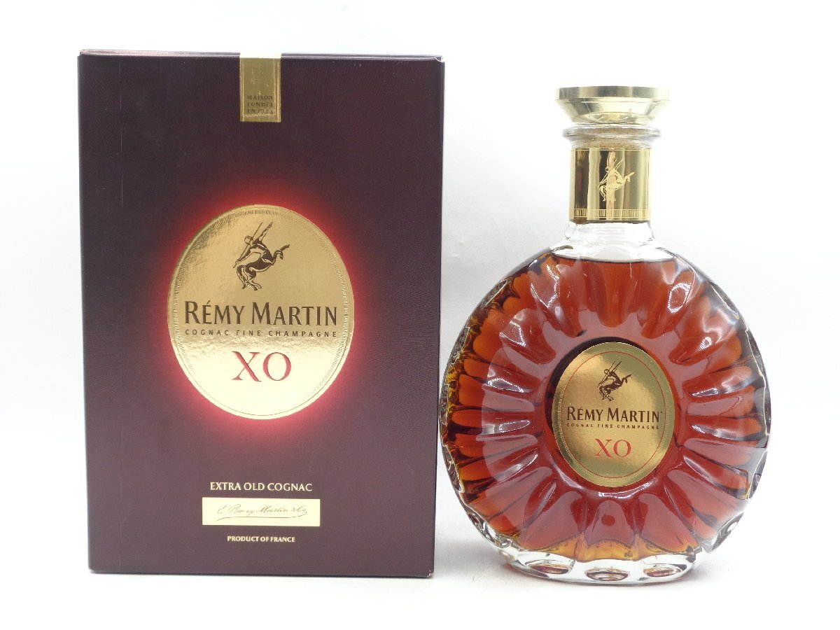 REMY MARTIN XO レミーマルタン XO エクストラ オールド コニャック ブランデー 現行 700ml 箱入 未開封 古酒 X249005の画像1