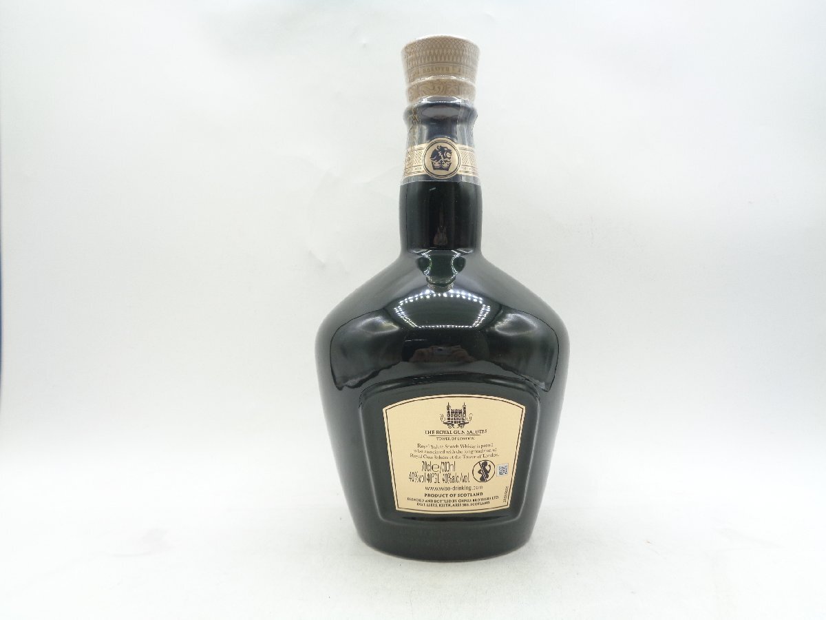 ROYAL SALUTE 21年 ロイヤル サルート エメラルド 緑 グリーン 陶器 スコッチ ウイスキー 700ml 40% 箱入 未開封 古酒 X264207の画像4