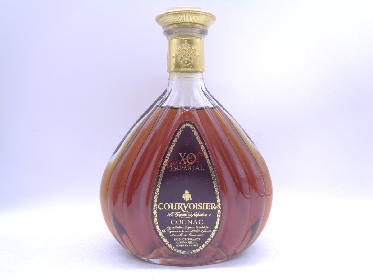 COURVOISIER XO IMPERIAL クルボアジェ XO インペリアル ブランデー 700ml 古酒 未開栓 箱 P030803の画像2