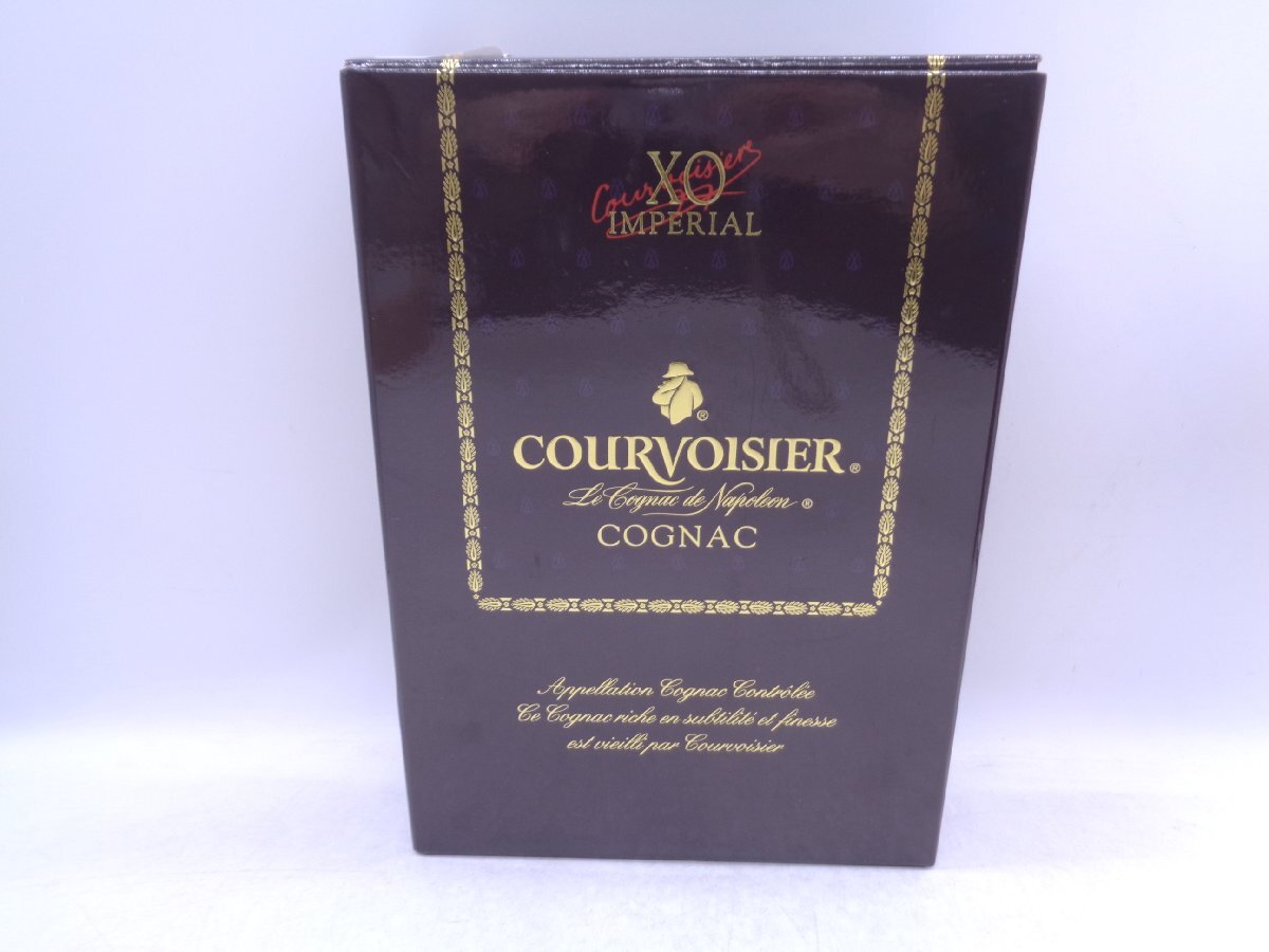 COURVOISIER XO IMPERIAL クルボアジェ XO インペリアル ブランデー 700ml 古酒 未開栓 箱 P030803の画像9