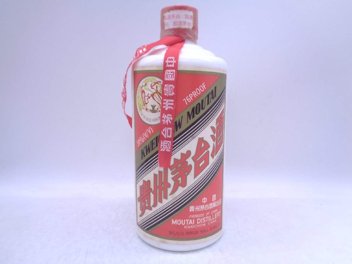 [1 jpy ]~ China sake ... pcs sake KWEICHOW MOUTAImao Thai sake heaven woman label 966g 500ml 38% old sake not yet . plug box C104341