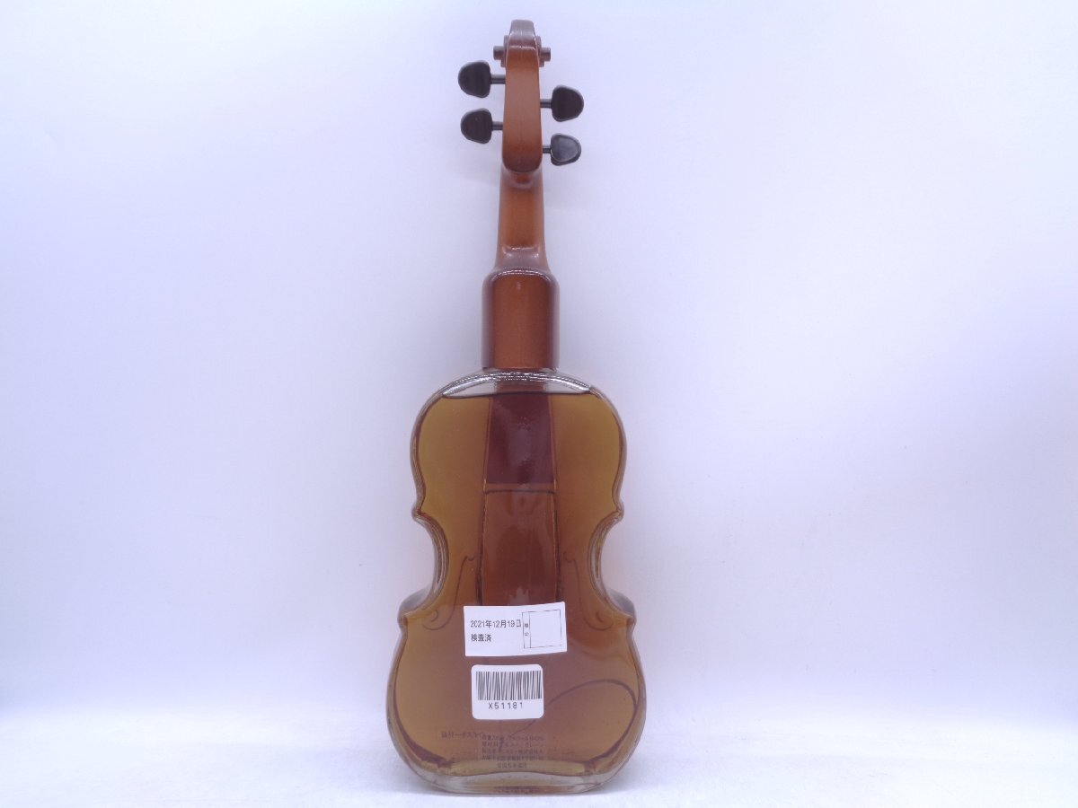 1円～ 特級 SUNTORY WHISKY ROYAL サントリー ウイスキー ローヤル バイオリン型 未開封 古酒 楽器 700ml 43％ X51181の画像4
