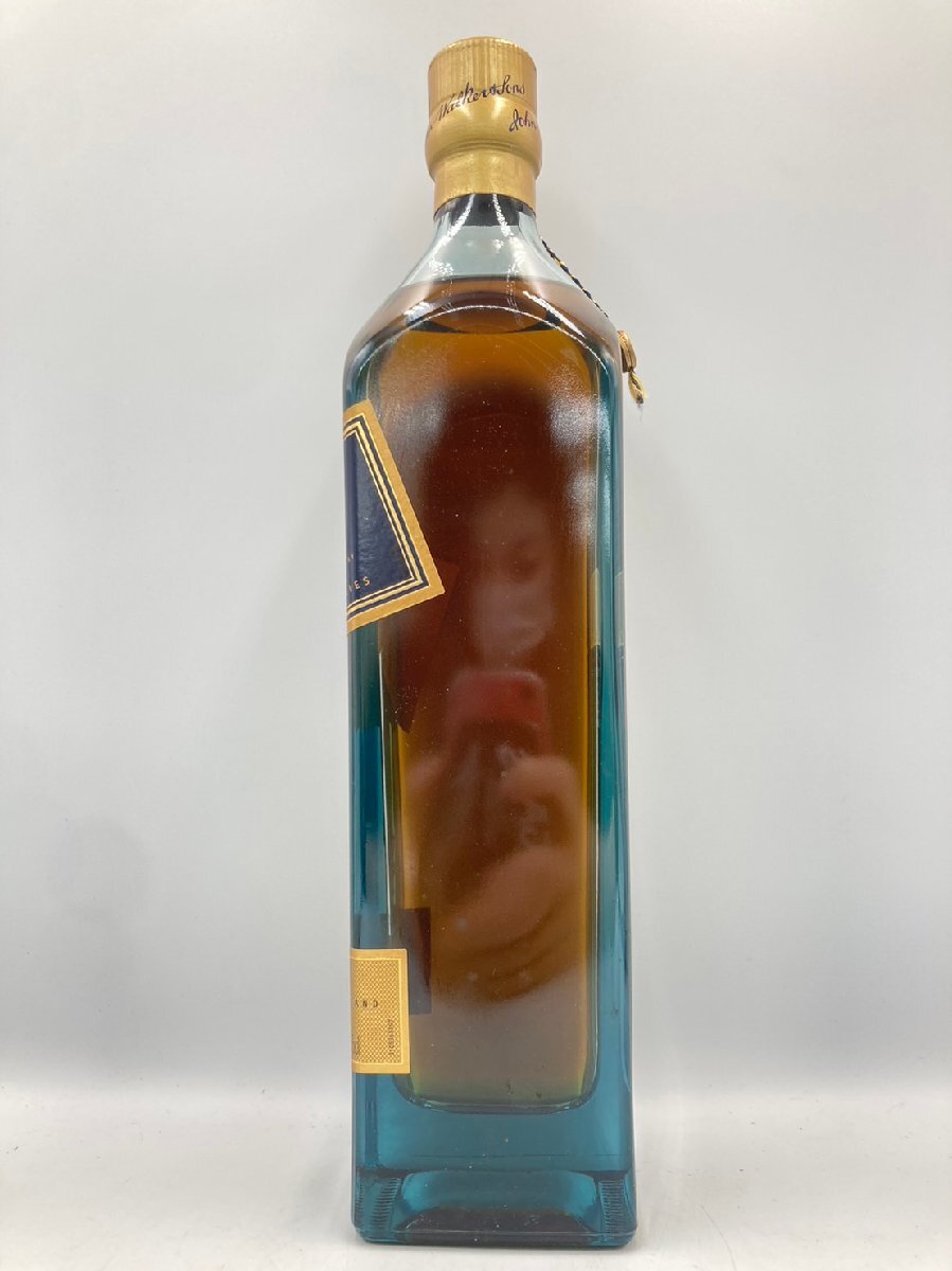 ST【同梱不可】Johnnie Walker ジョニーウォーカー ブルーラベル 箱有 750ml 40% 未開栓 古酒 Z045932_画像2