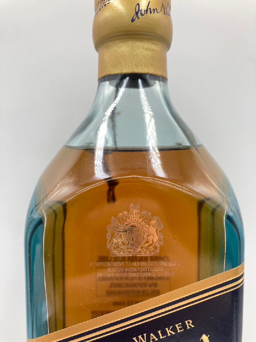 ST【同梱不可】Johnnie Walker ジョニーウォーカー ブルーラベル 箱有 750ml 40% 未開栓 古酒 Z045932の画像5