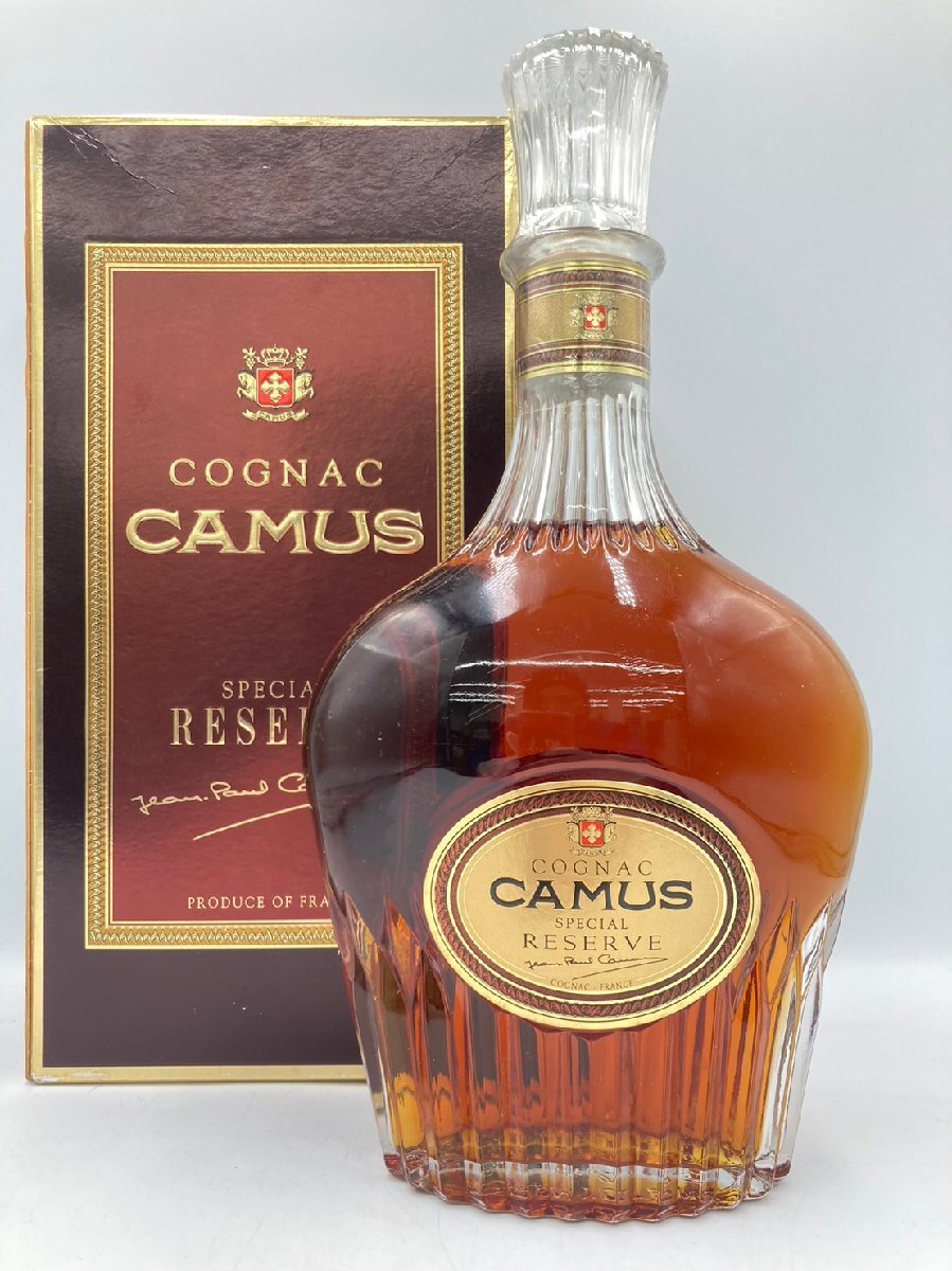 ST【同梱不可】CAMUS カミュ スペシャルリザーブ 箱有 700ml 40% 未開栓 古酒 Z044459の画像1